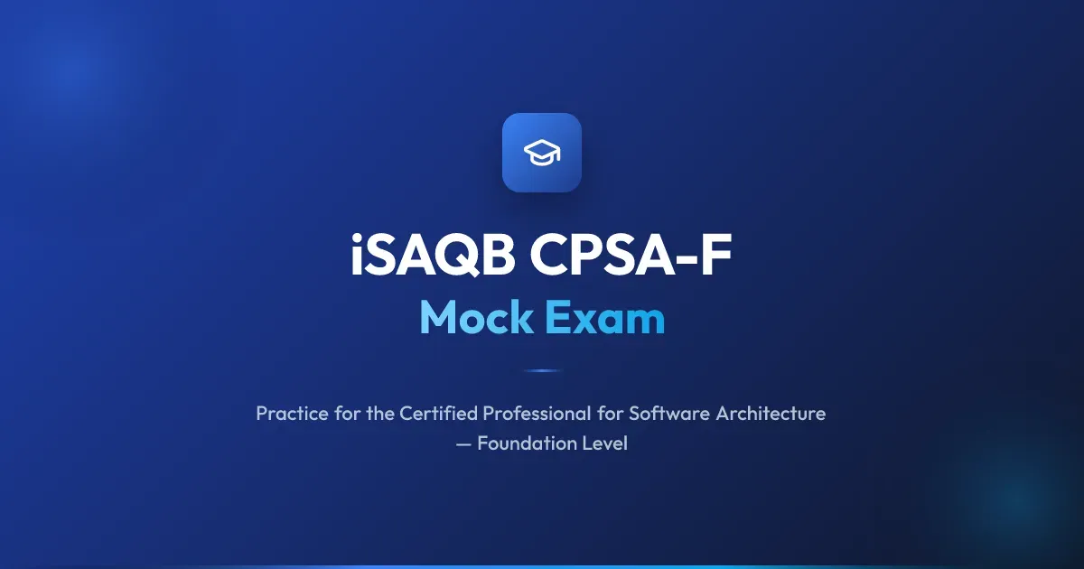 iSAQB CPSA-F Mock Exam
