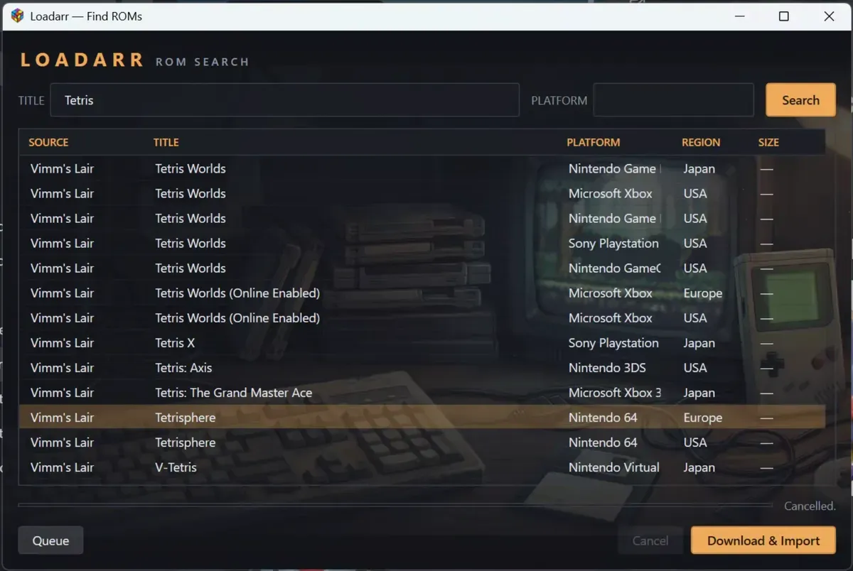 Loadarr (LaunchBox Plugin)